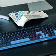 Ducky OK-M 98 Gaming-Tastatur, 98%, Hot-Swap-f&auml;hig, RGB, ANSI - KTT Baby Blue Switches image number null