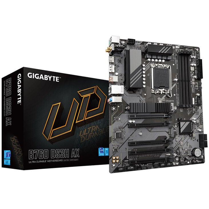 GIGABYTE B760 DS3H AX Mainboard, Sockel 1700, Intel B760, ATX, DDR5 image number 0