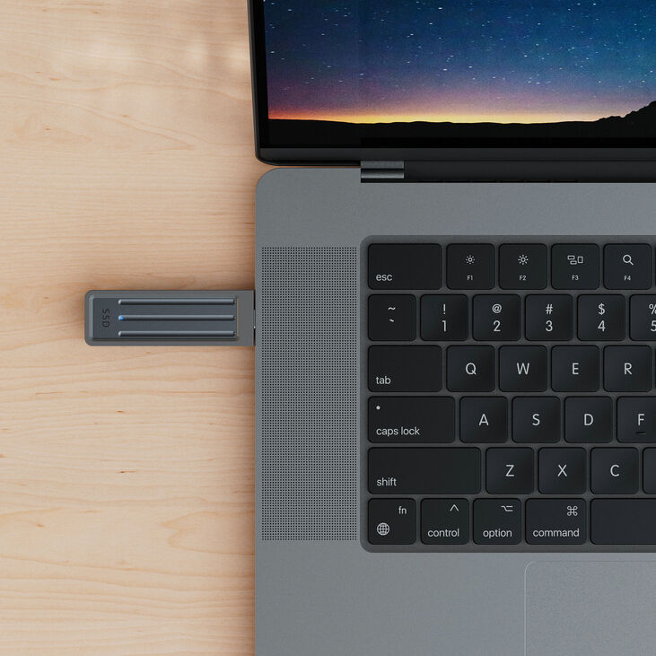 Seagate Ultra Compact SSD, USB-C 3.1 - 2TB, dark grey image number 11