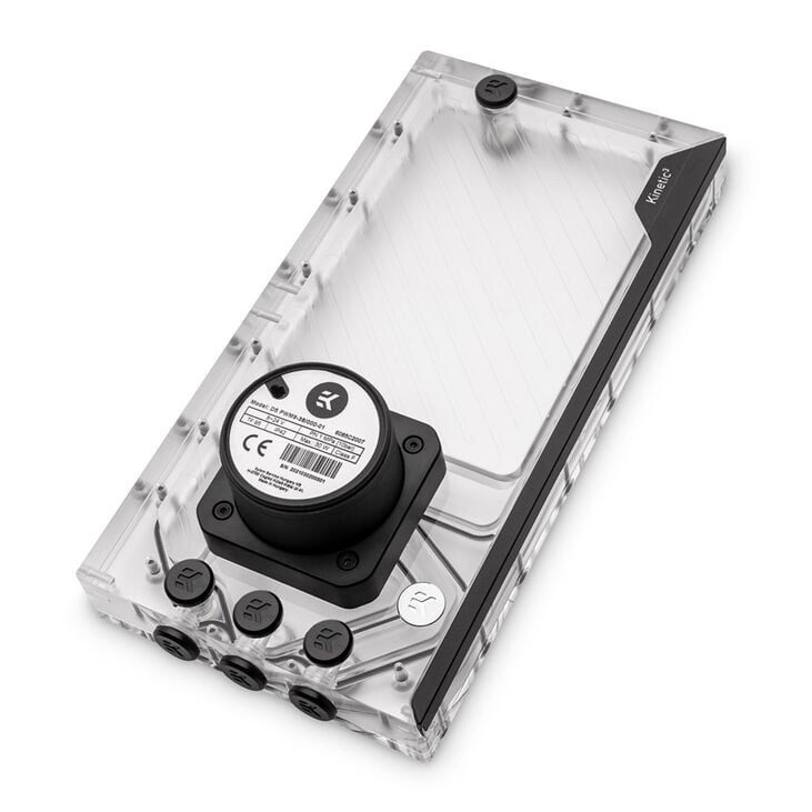 EK Water Blocks EK-Quantum Kinetic3 FLT D5 PWM Reservoir-Pump Combo - 280mm, D-RGB, Acrylic image number 1