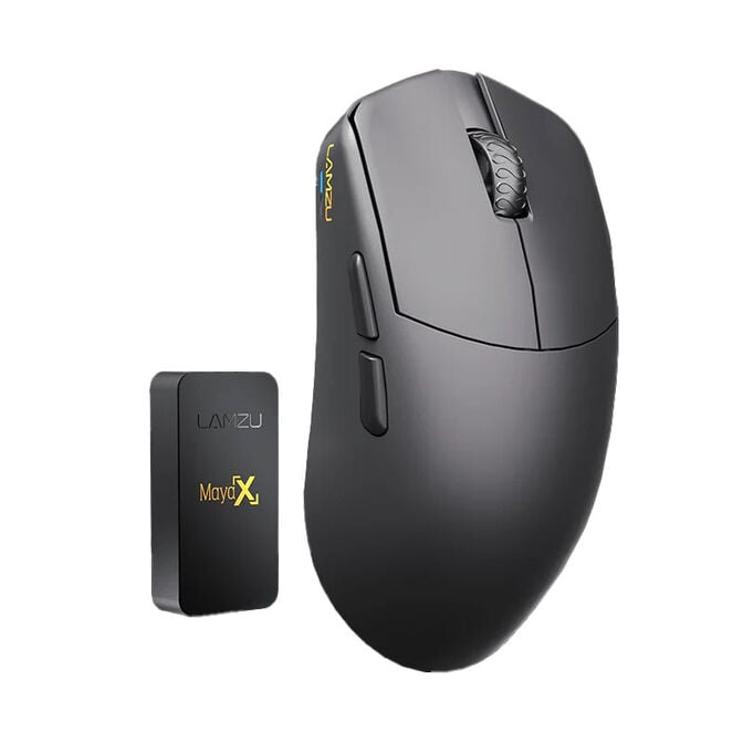 Lamzu Maya X Gaming Mouse, 8,000Hz - Charcoal Black image number 0