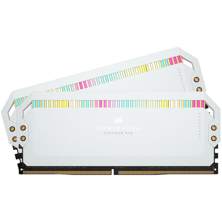 Corsair Dominator Platinum RGB, DDR5-5600, Intel XMP 3.0, CL40 - 64 GB Dual-Kit, white image number 1