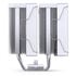 Jonsbo CR-3000E CPU cooler, dual tower, RGB - 120mm, white image number null
