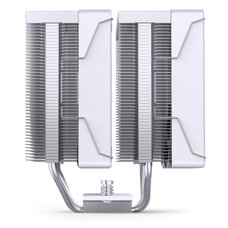 Jonsbo CR-3000E CPU cooler, dual tower, RGB - 120mm, white image number 7