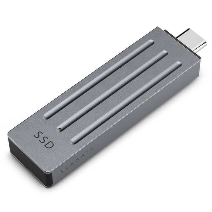 Seagate Ultra Compact SSD, USB-C 3.1 - 2TB, dark grey image number 2