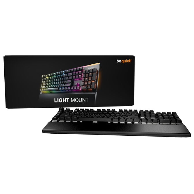 be quiet! Light Mount Silent Gaming Keyboard, RGB - be quiet! Silent Linear Switches, black image number 7