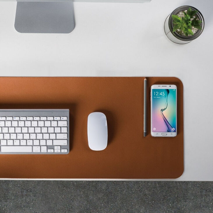 Alterzone Desktop Pad, Cognac Brown image number 2