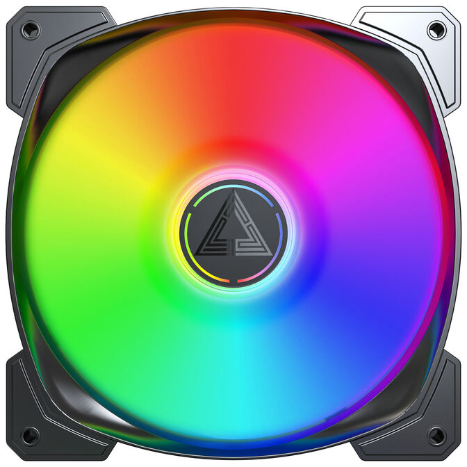 Montech HP140 PWM ARGB Fan, 3-Pack - 140mm, black image number 2