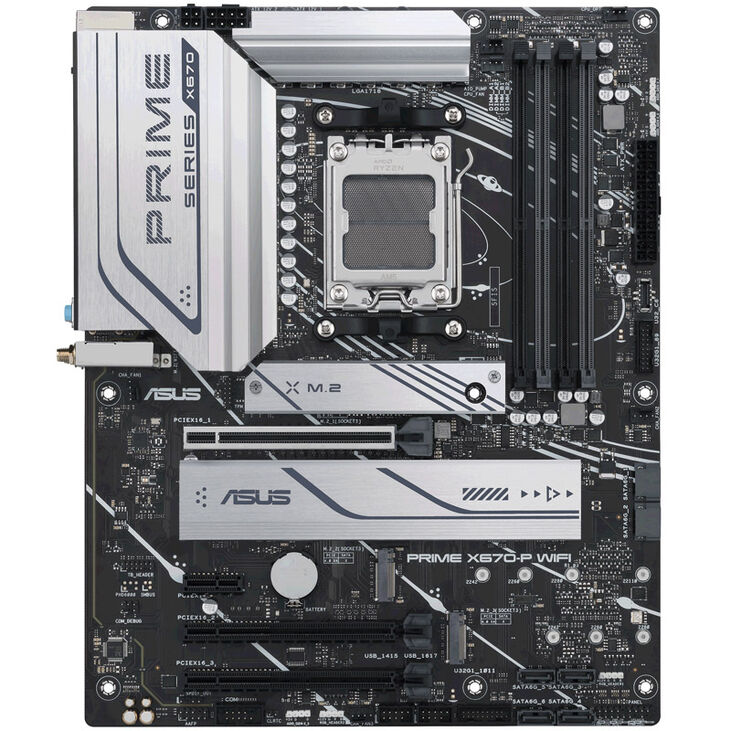 ASUS Prime X670-P WiFi, AMD X670 Mainboard - Sockel AM5 image number 2