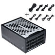 Phanteks Revolt 1600W Titanium Bundle, Netzteil mit Cable Kit - schwarz image number null