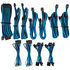 Corsair Premium Pro Sleeved Kabel-Set (Gen 4) - blau/schwarz image number null