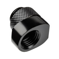 Alphacool Eiszapfen G1/4 inch extension offset MF 8 - black