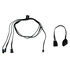 Alphacool Digital RGB LED Y-cable 3-way with JST connector, black - 60cm image number null