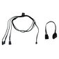 Alphacool Digital RGB LED Y-cable 3-way with JST connector, black - 60cm