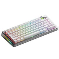 Glorious GMMK 3 Pro Wireless 75 % Custom Gaming-Tastatur - Pre-Built, ANSI (US), Fox Switches, silber