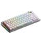 Glorious GMMK 3 Pro Wireless 75 % Custom Gaming-Tastatur - Pre-Built, ANSI (US), Fox Switches, silber