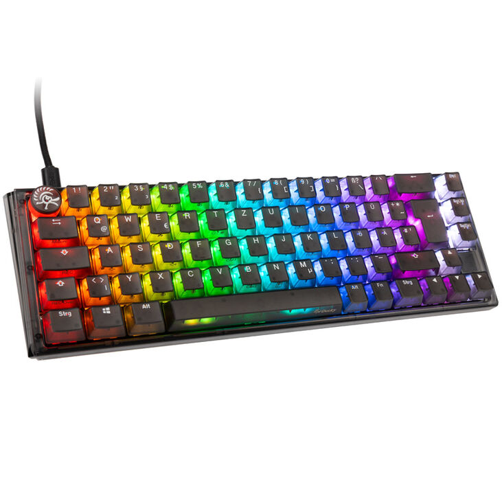 Ducky One 3 Aura Black SF Gaming Tastatur, RGB LED - MX-Blue image number 0