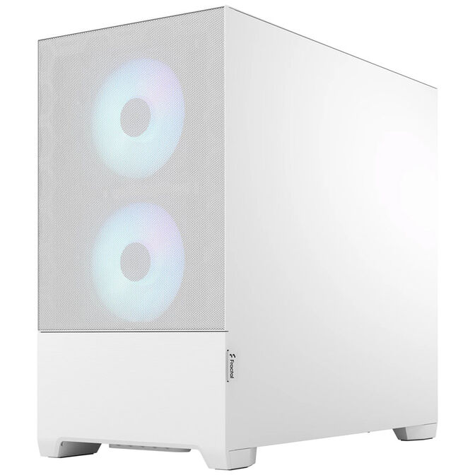 Fractal Design Pop Mini Air RGB Clear Tint Micro-ATX-Geh&auml;use, Tempered Glass - wei&szlig; image number 1