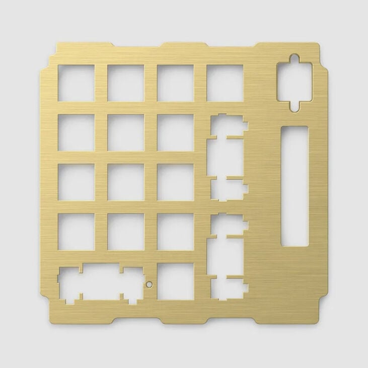 Glorious GMMK Wireless Numpad Switch Plate - Messing image number 1