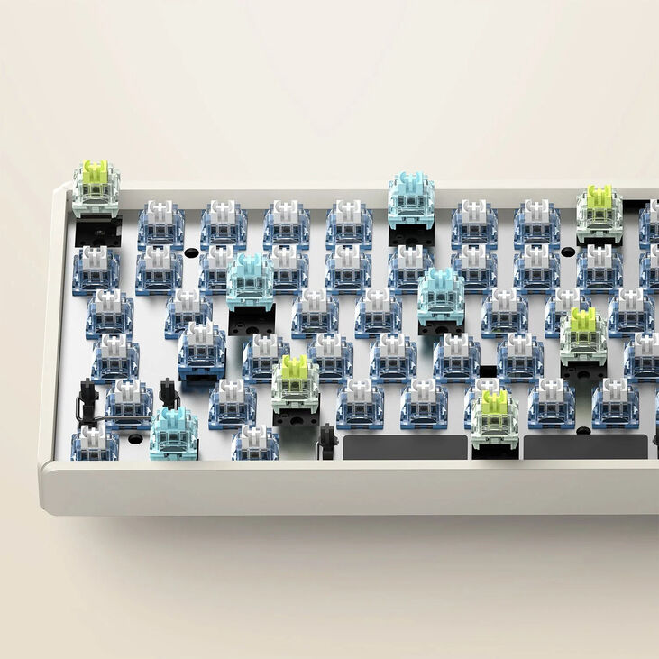 IQUNIX F97 Hitchhiker Wireless Gaming Keyboard, RGB - Moonstone Turbo image number 6