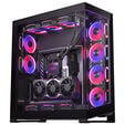 Phanteks Premium PCIe Gen 5 Vertical GPU Bracket, DRGB, with PCIe 5.0 Riser Cable - 220mm, black image number null