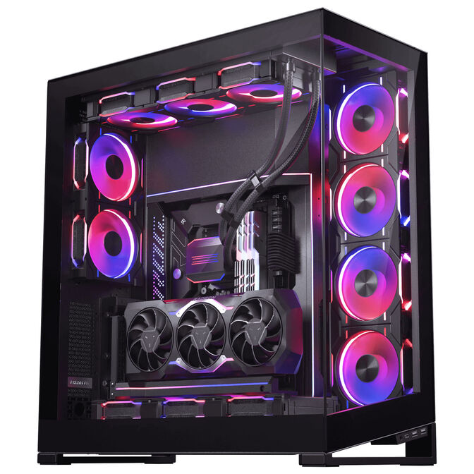 Phanteks Premium PCIe Gen 5 Vertical GPU Bracket, DRGB, with PCIe 5.0 Riser Cable - 220mm, black image number 8