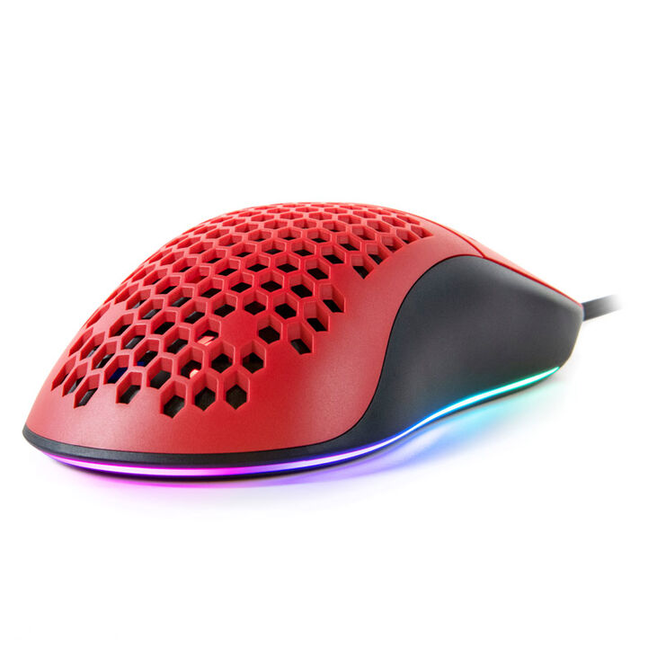 Arozzi Favo Ultra Light Gamingmaus - schwarz/rot image number 3