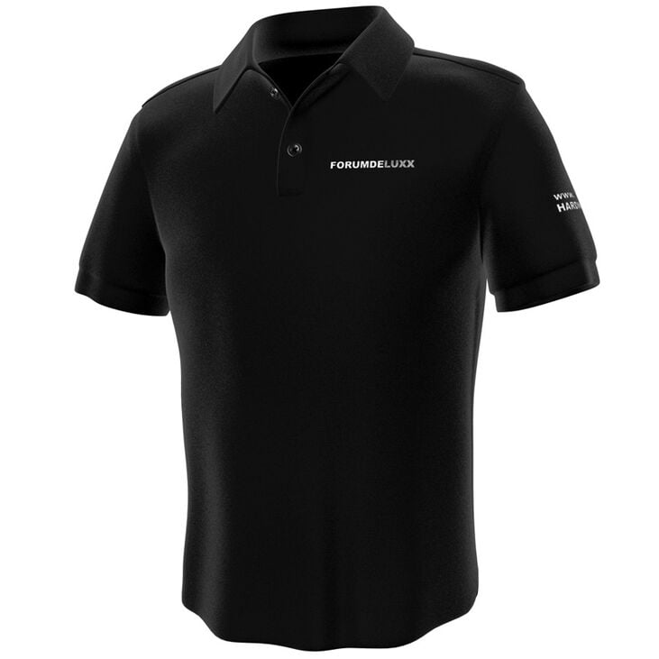 GamersWear Hardwareluxx Polo Black (XL) image number 0