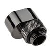 XSPC G1/4 Rotary 7mm Offset Fitting - black chrome image number null