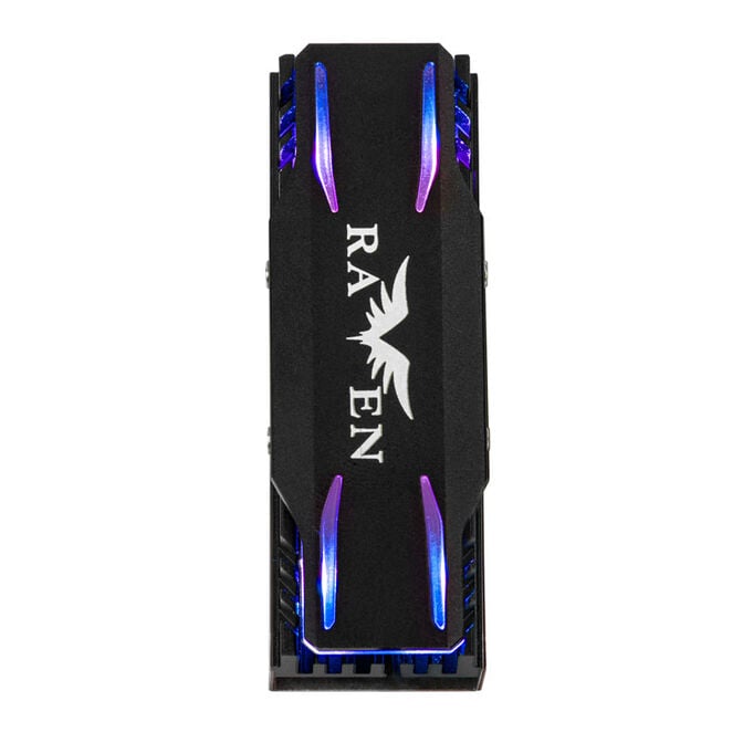 SilverStone SST-TP03-ARGB - M.2 SSD K&uuml;hler mit ARGB - schwarz image number 1
