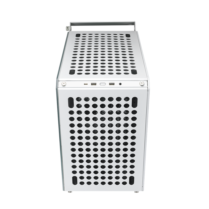 Cooler Master Qube 500 Flatpack PC-Gehäuse, Midi-Tower, ATX, Tempered Glass - weiß image number 4