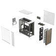 Fractal Design North XL Chalk Case TG Clear - white image number null