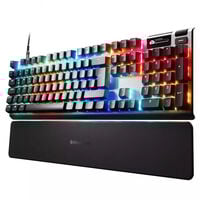 SteelSeries Apex Pro Gen 3 Gaming-Tastatur, Full Size, OLED-Display, OmniPoint 3.0 Switches, RGB – ISO (DE)
