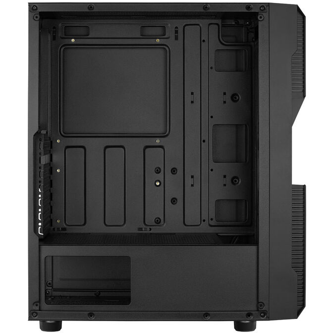 Aerocool Menace Saturn FRGB Mid Tower, Tempered Glass - Black image number 5