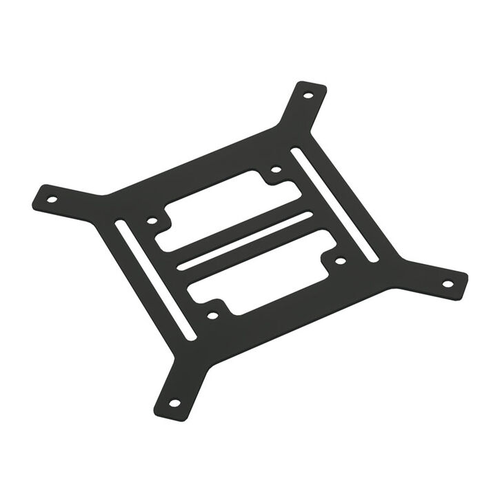 Barrow Ausgleichsbehälterhalterung 120mm flach - schwarz image number 0