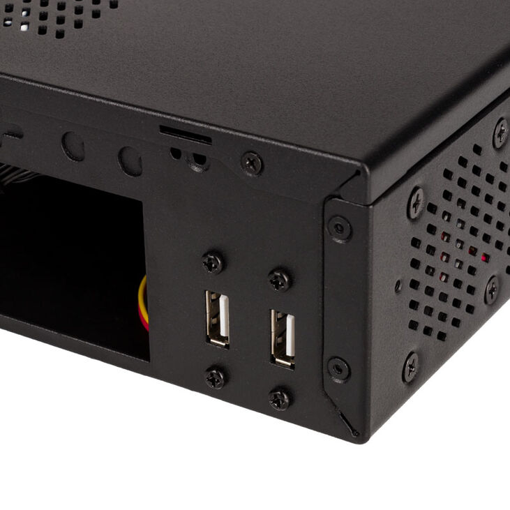 Akasa Cypher ST V2 Mini-STX Case, OEM - black image number 6