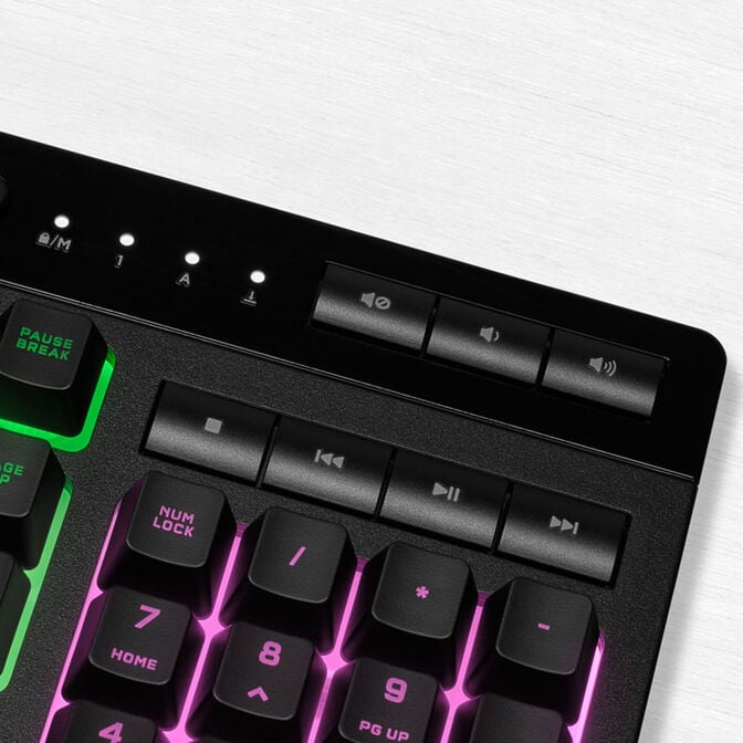 Corsair K55 RGB PRO Gaming Tastatur, RGB LED - schwarz image number 6
