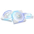 ASUS ROG Eurux GR120 ARGB PWM Fan - Reverse Blade, 3-Pack, white image number null