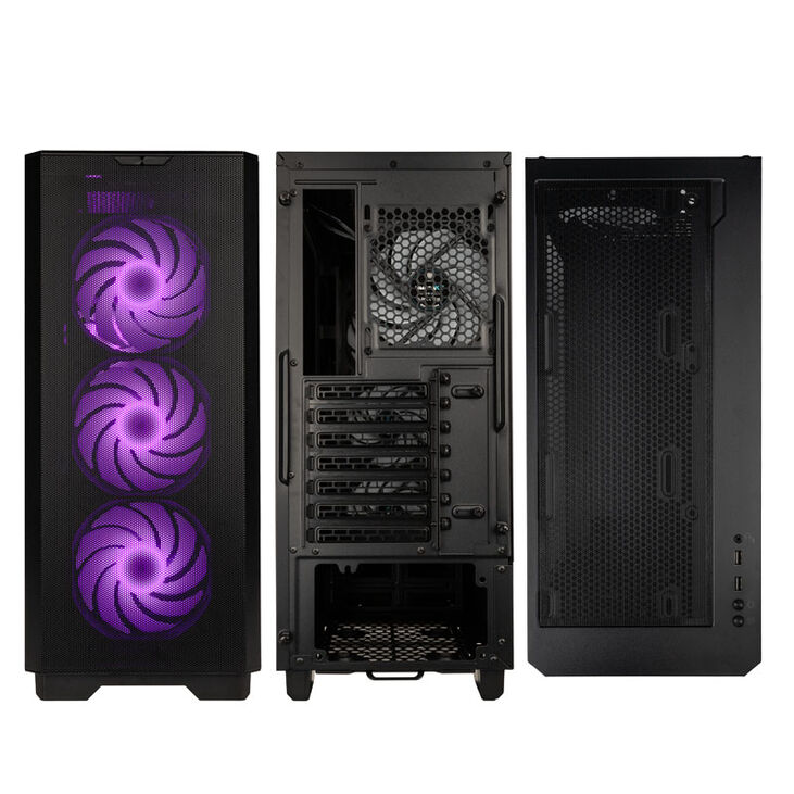 Kolink Unity Solar ARGB Mesh Midi-Tower - schwarz image number 3