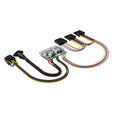Akasa Compact Power 200 Adapter, 24-Pin ATX, 4-Pin Power DIN - 200 Watt image number null