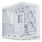 Lian Li O11 Dynamic Mini V2 Flow PC Case, Mini Case, ATX, Tempered Glass - including 5x 120mm fans, white
