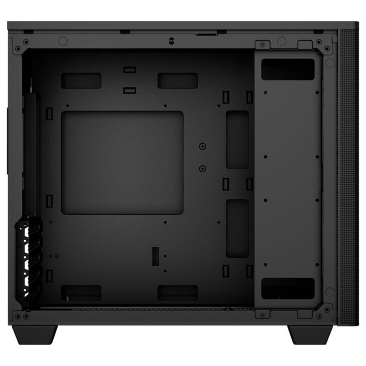 Aerocool Stormfront Mini PC case, Mini Tower, mATX, Tempered Glass - black image number 3