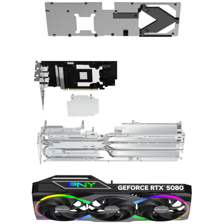 PNY GeForce RTX 5080 Epic-X OC, 16384 MB GDDR7 image number 8