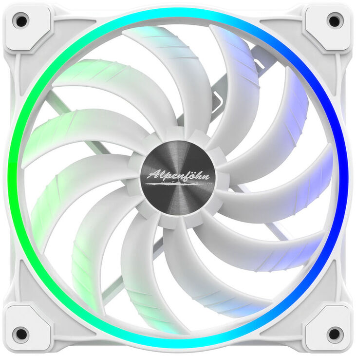 Alpenföhn 140mm Wing Boost 3 ARGB PWM fan, Triple - white image number 2