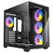 Antec C5 Computer Case, Mid-Tower, ATX, RGB, Tempered Glass - black
