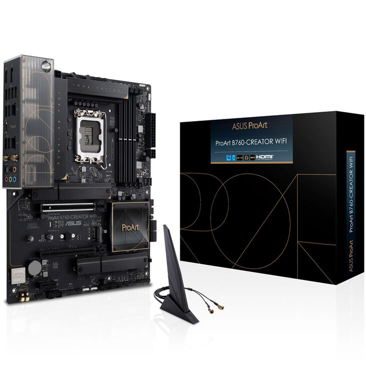 ASUS ProART B760-CREATOR WIFI, Intel B760 motherboard, LGA1700 socket, DDR5 image number 0