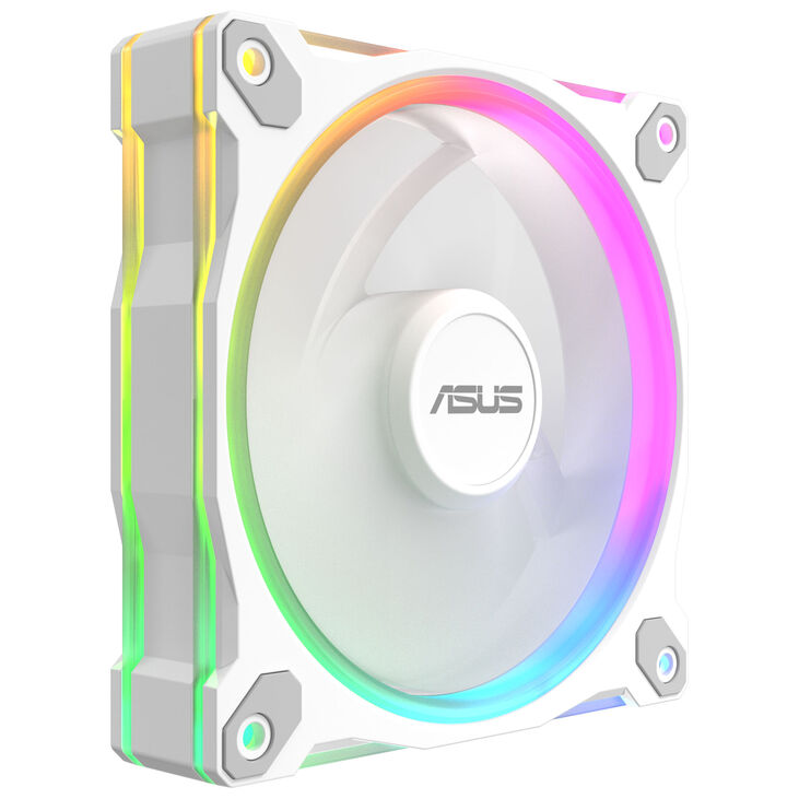 ASUS Prime MR120 ARGB Fan, PWM, Aura Sync - 120mm, white, triple-pack image number 5