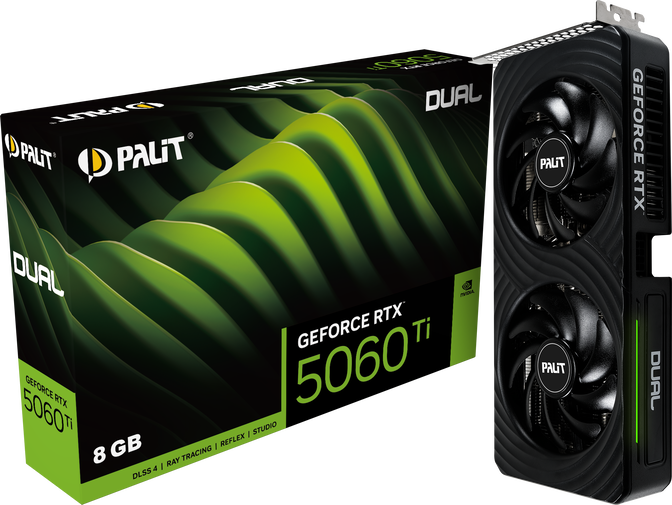 Palit GeForce RTX 5060Ti Dual, 8192 MB GDDR7 image number 0