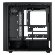 Cooler Master MasterBox 600 ARGB PC case, Mid Tower, E-ATX, RGB, Tempered Glass - black image number null