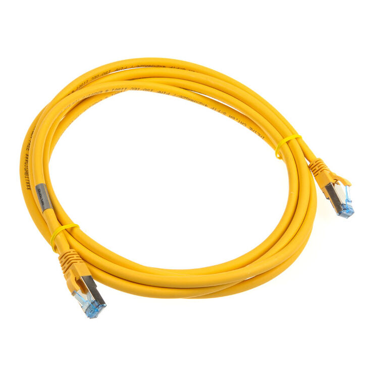 InLine Patch Cable Cat.6A, S/FTP (PiMf), 500MHz, yellow - 3m image number 1